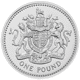 Pre-Owned 1993 UK £1 Piedfort Proof Design Silver Coin - VAT Free