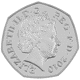 Pre-Owned 2010 UK Girlguiding UK 50p Piedfort Proof Design Silver Coin - VAT Free