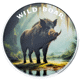 Scottsdale Mint The Wild: Wild Boar Colourised Certi-Lock 1oz Silver Round