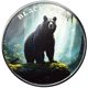 Scottsdale Mint The Wild: Black Bear Colourised Certi-Lock 1oz Silver Round