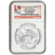 Pre-Owned 2014 Canadian Bald Eagle 1oz Matte Proof Silver Coin - NGC Graded PF70 - 3862985-033 - VAT