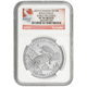 Pre-Owned 2014 Canadian Bald Eagle 1oz Matte Proof Silver Coin - NGC Graded PF70 - 3862985-085 - VAT