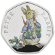 Pre-Owned 2018 UK Post Office Beatrix Potter 'Peter Rabbit' Proof Silver 50p Coin - VAT Free