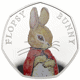 Pre-Owned 2018 UK Post Office Beatrix Potter 'Flopsy Bunny' Proof Silver 50p Coin - VAT Free
