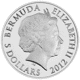 Pre-Owned 2012 Bermuda Queen Elizabeth II Diamond Jubilee $5 Proof Silver Coin - Carded - VAT Free