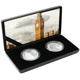 Pre-Owned 2017 UK Chimes of History Big Ben 1oz Frosted Reverse Proof Silver 2-Coin Set - VAT Free