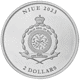 Pre-Owned 2023 Niue Vivat Humanitas 1oz Proof Design Silver Coin - VAT Free