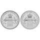 Pre-Owned 1989 UK Bill and Claim Of Rights £2 Piedfort Proof Design Silver 2-Coin Set - VAT Free