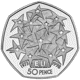 Pre-Owned 1998 UK 25th Anniversary of EEC 50p Proof Design Silver Coin - VAT Free