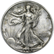 Pre-Owned 1944 USA Walking Liberty Half Dollar Denver Mint Silver Coin - VAT Free