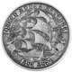 Pre-Owned Mason Mint Blackbeard 1oz Antique Finish Silver Round