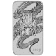 Pre-Owned 2025 Australian Dragon Rectangular 1oz Silver Coin - VAT Free
