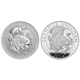Pre-Owned 2024 UK Tudor Beasts The Seymour Unicorn 1oz Proof Silver 2-Coin Set - VAT Free