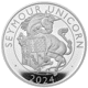 Pre-Owned 2024 UK Tudor Beasts Seymour Unicorn 1oz Proof Silver Coin - VAT Free