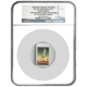 Pre-Owned 2014 Australian Vintage Travel Poster Rectangular 1oz Proof Silver Coin - NGC Graded PF70