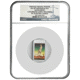 Pre-Owned 2014 Australian Vintage Travel Poster Rectangular 1oz Proof Silver Coin - NGC Graded PF70