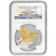 Pre-Owned 2014 Tokelau Pegasus Gilded 1oz Proof Silver Coin - NGC Graded PF69 - 3868380-015 - VAT Fr