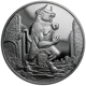 Pre-Owned 2016 Niue 'Creatures of Mythology' Minotaur 1oz Proof Silver Coin - VAT Free