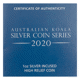 Pre-Owned 2020 Australian Koala 1oz High Relief Proof Silver Coin - VAT Free