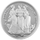 Pre-Owned 2021 St Helena Three Graces 2oz Proof Silver Coin - VAT Free