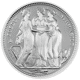 Pre-Owned 2021 St Helena Three Graces 1oz Proof Silver Coin - VAT Free