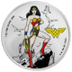 Pre-Owned 2024 Samoa Wonder Woman Colourised 1oz Silver Coin - VAT Free