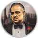 Pre-Owned 2022 Niue The Godfather 50th Anniversary Colourised 1oz Silver Coin - VAT Free