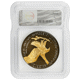 Pre-Owned 2025 USA Eagle Black Ruthenium and Gold Gilded 1oz Silver Coin - VAT Free