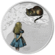 Pre-Owned UK 2021 Alice’s Adventures in Wonderland Colourised 1oz Proof Silver Coin - VAT Free