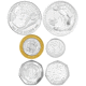 Pre-Owned 1998 UK Family Proof Silver 6-Coin Collection - VAT Free