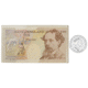 Pre-Owned 1996 Queen Elizabeth II 70th Birthday Proof Silver Crown and Ten-Pound Note Set - VAT Free