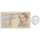 Pre-Owned 1997 Golden Wedding Anniversary Proof Silver Crown and Ten-Pound Note Set - VAT Free