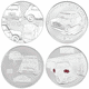 Pre-Owned 2009 Alderney 50th Anniversary of the Mini £5 Proof Silver 4-Coin Set - VAT Free