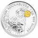 Pre-Owned 1997 Australia Kookaburra Phoenix Gold Privy Mark 1oz Silver Coin  - VAT Free