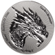 Scottsdale Mint 2oz Dragon Stacker Silver Round