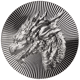 Scottsdale Mint 1oz Dragon Stacker Silver Round