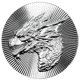 Scottsdale Mint 1oz Dragon Stacker Silver Round