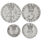 Pre-Owned 1800 UK George III Maundy Money Silver 4-Coin Set - VAT Free