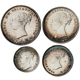Pre-Owned 1871 UK Victoria Maundy Money Silver 4-Coin Set - VAT Free
