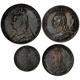 Pre-Owned 1890 UK Victoria  Maundy Money Silver 4-Coin Set - VAT Free