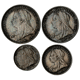 Pre-Owned 1894 UK Victoria Maundy Money Silver 4-Coin Set - VAT Free