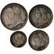 Pre-Owned 1898 UK Victoria Maundy Money Silver 4-Coin Set - VAT Free