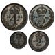 Pre-Owned 1901 UK Victoria Maundy Money Silver 4-Coin Set - VAT Free