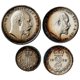 Pre-Owned 1903 UK Edward VII Maundy Money Silver 4-Coin Set - VAT Free