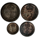 Pre-Owned 1904 UK Edward VII Maundy Money Silver 4-Coin Set - VAT Free