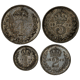 Pre-Owned 1938 UK George VI Maundy Money Silver 4-Coin Set - VAT Free