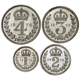 Pre-Owned 1972 UK Elizabeth II Maundy Money Silver 4-Coin Set - VAT Free