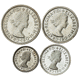 Pre-Owned 1972 UK Elizabeth II Maundy Money Silver 4-Coin Set - VAT Free