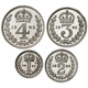 Pre-Owned 1985 UK Elizabeth II Maundy Money Silver 4-Coin Set - VAT Free