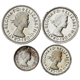 Pre-Owned 1985 UK Elizabeth II Maundy Money Silver 4-Coin Set - VAT Free